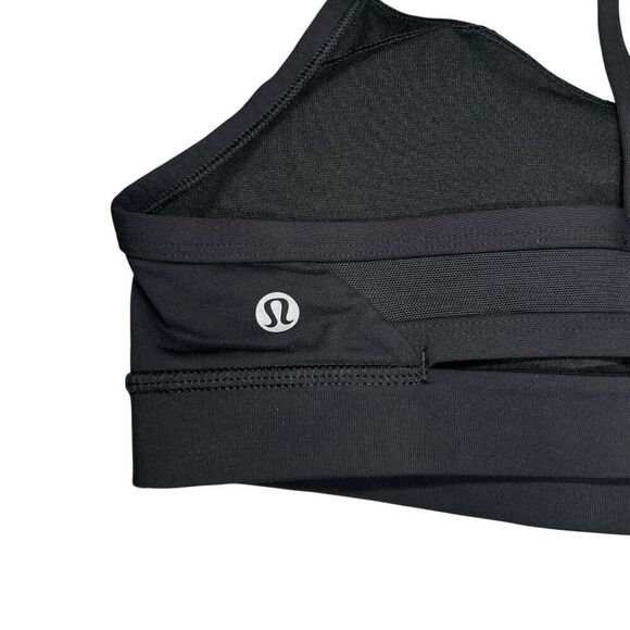 Lululemon Women's Size 8 Black Padded Sprots Bra - Picture 5 of 6